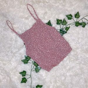 ABERCROMBIE FLORAL PRINT SCRUNCH TOP • TAG RIPPED OUT • SIZE XS/SMALL